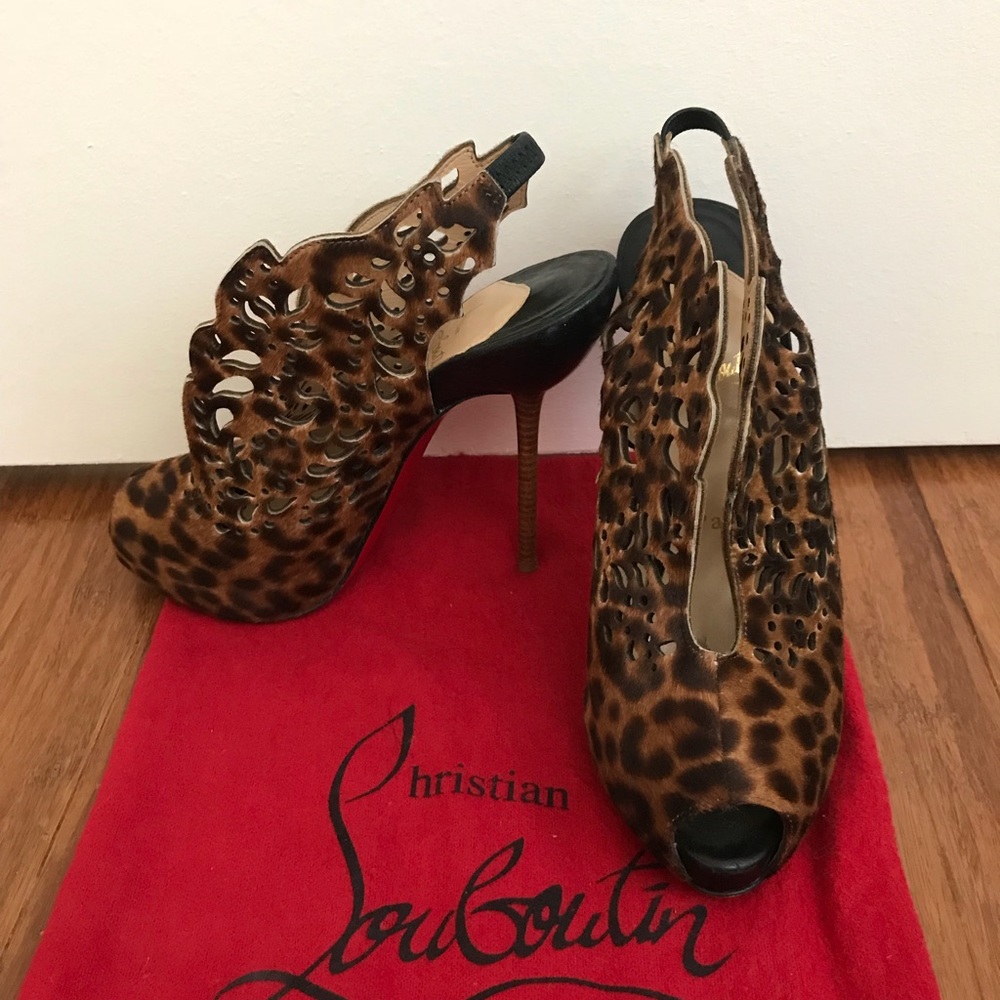 Louboutin Cheetah Print Heels